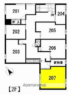 パル小名浜【207号室】の間取り