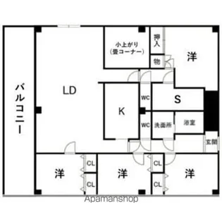 プリミエール長谷川【1A・1B号室】の間取り