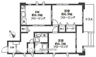 カーサベルデ加賀原【1階】の間取り