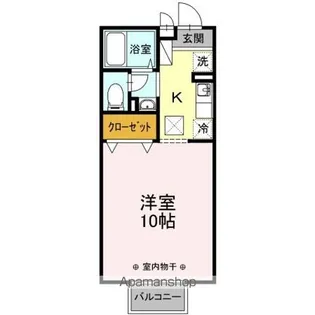 エスポワール【1階】の間取り