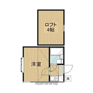 アミューズ大和【1階】の間取り