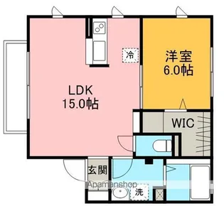ヴィラエスポワール【1階】の間取り