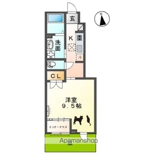 レヴァータⅡ【1階】の間取り