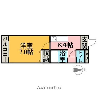 フラワー・コート【2階】の間取り