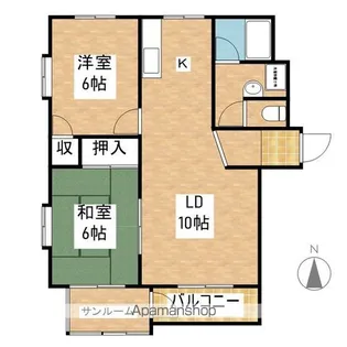 愛知県名古屋市東区葵2丁目【マンション】の間取り
