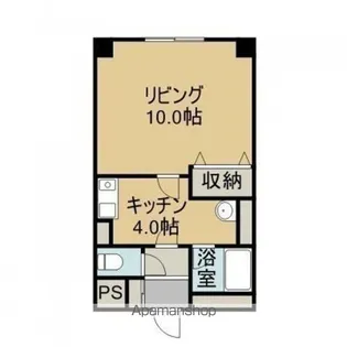 トクトラストⅥ【407号室】の間取り