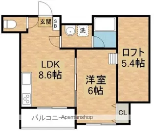 ルネ・丸美IV【1階】の間取り