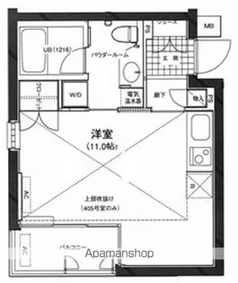 カーサ・デル・ソル小石川【1階】の間取り
