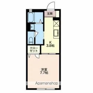 ポポラA【2階】の間取り