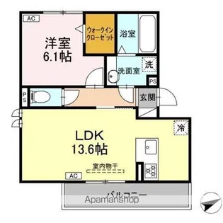 D-avance朝日 B棟【3階】の間取り