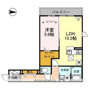 パストラル美南【1階】の間取り