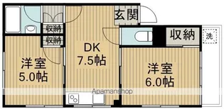 ハイツビレイ【1階】の間取り