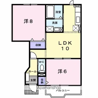 リオンⅠ【1階】の間取り