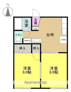 フォーユーハウス B棟【103号室】の間取り