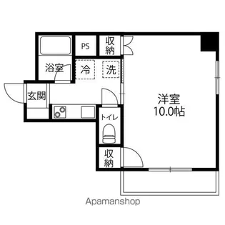 ティニーフォーレスト金沢【503号室】の間取り