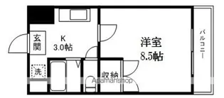カーサソラッツオ弐番館【202号室】の間取り