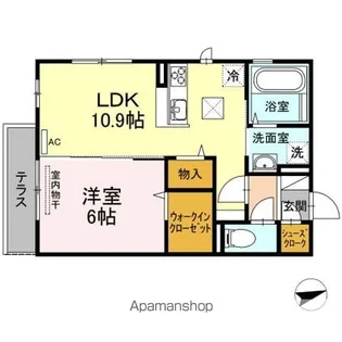 ジャスミンHYM I【1階】の間取り