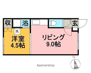 フェルナンドA【203号室】の間取り