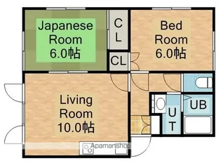 レジデンス・モンローゼA棟【1階】の間取り