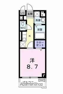 M2ーCUBU【1階】の間取り