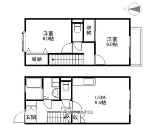 パルシックス【3号室】の間取り