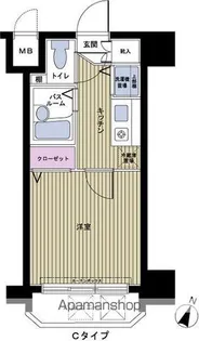 フェニックス幡ヶ谷壱番館【11階】の間取り