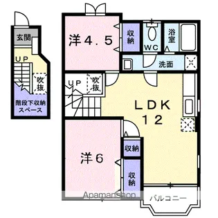 エミネンスC【2階】の間取り