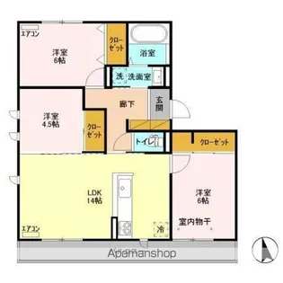 アーブルヴィラ【3階】の間取り