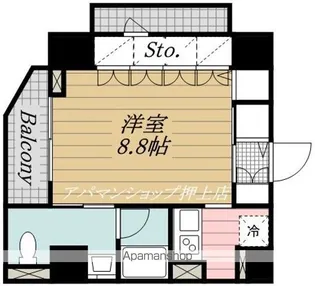 プレール・ドゥーク浅草【10階】の間取り