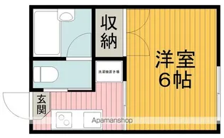 宮山ハイツ【1階】の間取り