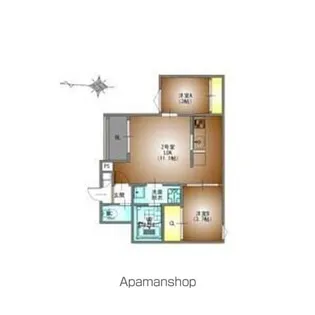 REGALEST WOOD TERRACE JOSHIN【3階】の間取り
