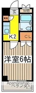 クロノス岩戸【3階】の間取り