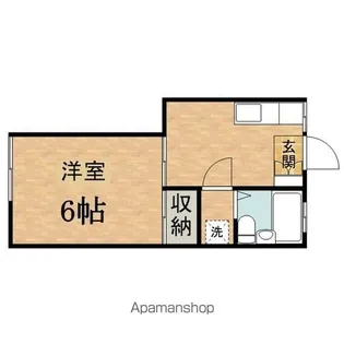 第7スザキハイツ【102号室】の間取り