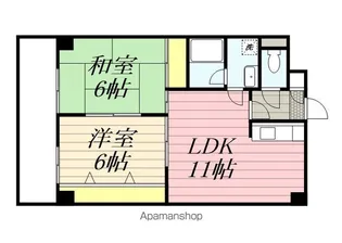 リバティ館【4階】の間取り