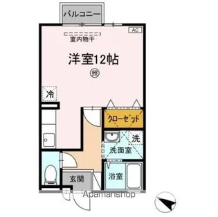 ジュネス吉岡【2階】の間取り