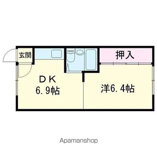 コーポサクライ【B号室】の間取り