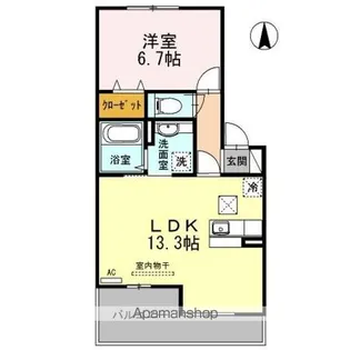 RE・EARTHの杜 かわ【1階】の間取り
