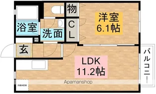 スカイハウス【2階】の間取り