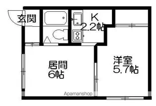 レジェンド57【1階】の間取り