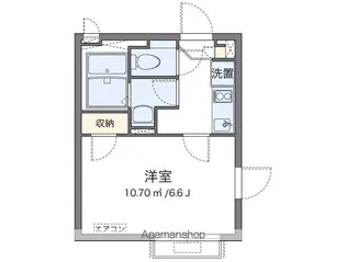 クレイノ志賀屋【2階】の間取り