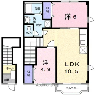 サクセスK・T【2階】の間取り