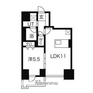 マストライフ南4条【2階】の間取り