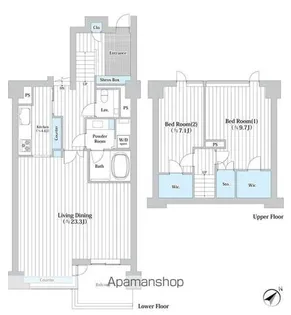 参宮橋マンション【1階】の間取り