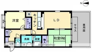 フォブールみらい【1階】の間取り