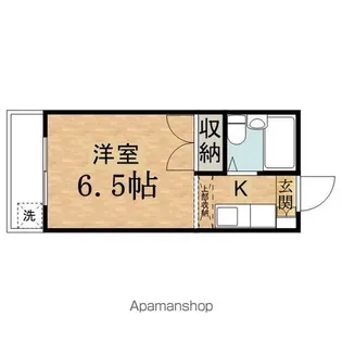 クロノス日野南【202号室】の間取り