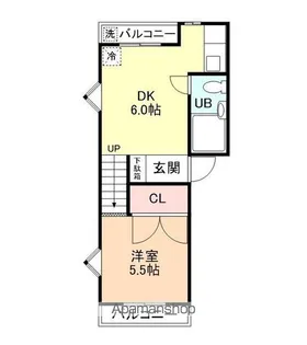 サニークレストますだ【2E号室】の間取り