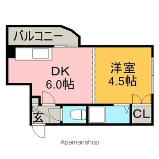 マンション三宅D【302号室】の間取り
