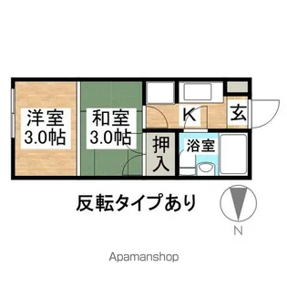 コーポ希望【1号室】の間取り