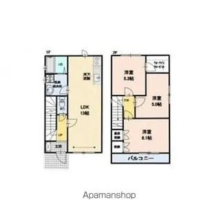 長野県佐久市猿久保【一戸建】の間取り