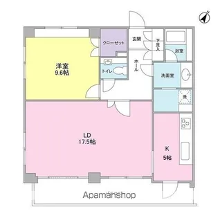 メゾン・ド・中目黒【3階】の間取り